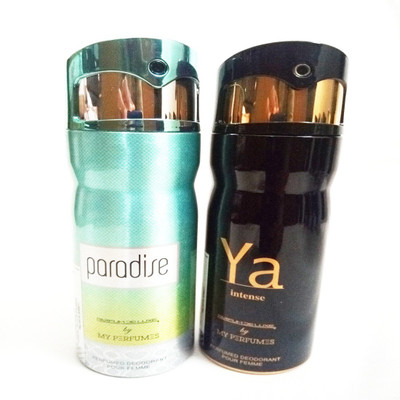 

PARFUMDELUXE PARADISE AND YA INTENSE Deodorant Spray - For Women(400 ml, Pack of 2)