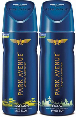 

Park Avenue Tranquil Hero Body Spray - For Men(300 ml, Pack of 2)