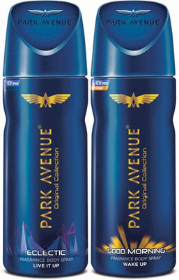 

Park Avenue Eclectic Good Morning Body Spray - For Men(300 ml, Pack of 2)