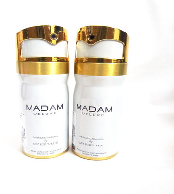 

PARFUMDELUXE MADAM DELUXE Deodorant Spray - For Women(400 ml, Pack of 2)