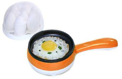 

Clomana New Steam Egg Boiler for Outdoor Home Kitchen Mini Non stick Frying Pan with Steam Egg Boiler for Outdoor Home Kitchen Orange Egg Cooker (7 Eggs) Electric Egg Cooker(7 Eggs)