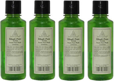 

Khadi Herbal Neem Face Wash (Pack of 4pcs) Face Wash(840 ml)