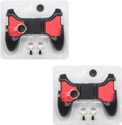 

FU4 SET OF 2 5 IN 1 MOBILE GAMEPAD TRIGGER FOR PUBG (ANDROID / IOS) RED/BLACK Gaming Accessory Kit (Black, Red, For iOS, Android) Gaming Accessory Kit(Multicolor, For Android, iOS)