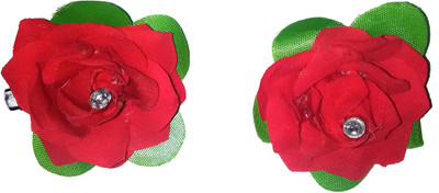 

Shrungarika Traditional Hair Pin, Back Pin, Hair Clip, Bun Clip, Back Pin(Red, Green)