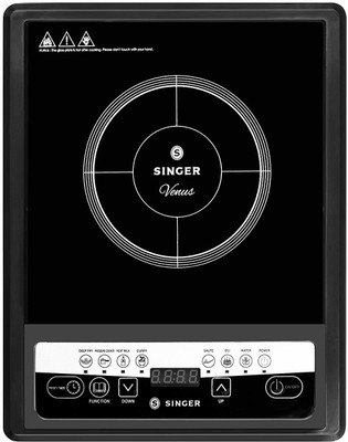 

Singer Venus. Induction Cooktop(Black, Push Button)