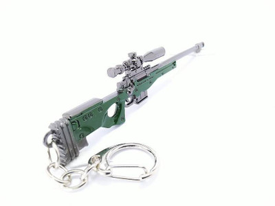 Rexter Pubg Mini 14 CAL Gun 3D Metal Body Props 120mm Length Key Chain