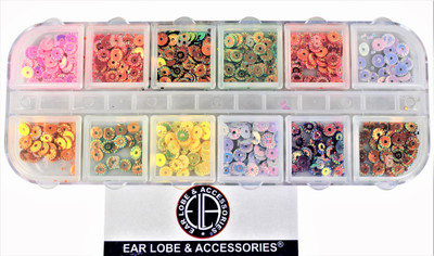 

Ear Lobe & Accessories Super Nail Art Loose Glitter Sequins(Multicolour)