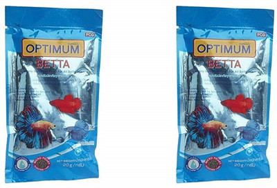 Foodie Puppies Optimum Betta Fish Food (20 GMS) (Pack of 2) 0.1 kg Dry New Born, Young, Adult Fish Food