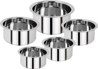 Tallboy Pot 1 L(Stainless Steel), Silver