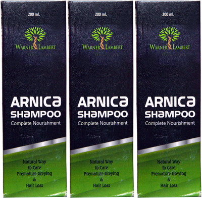 

WARNER LAMBERT ARNICA SHAMPOO-NATURAL WAY TO CARE PREMATURE GREYING & HAIR LOSS(PACK OF 2)(600 ml)