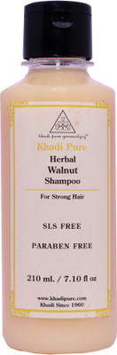 

Khadi Pure Herbal Walnut Shampoo SLS-Paraben Free - 210ml(210 ml)