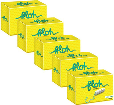 

Floh Regular Tampons Pack of 5 (Regular flow) Tampons(Pack of 50)