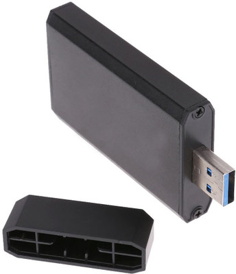 

Buyyart New USB 3.0 to mSATA SSD Hard Disk Box Converter Adapter Enclosure External Case USB Adapter(Black)