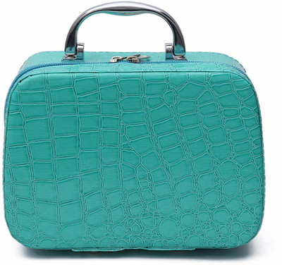 

TOPHAVEN cosmatics bag and storage vanity bag all blue Vanity Box cosmetics ,storage,jewelry,makeup kit Vanity Boxes Vanity Box(Blue)