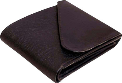 IBEX Men Casual Brown Genuine Leather Wallet(5 Card Slots)