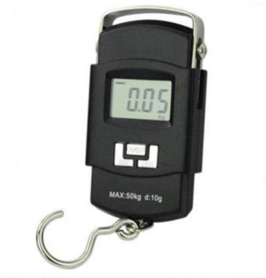 

Rorian 50 KG Digital LCD Pocket Portable Hanging Kitchen Weighing Scale(Black)