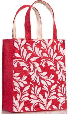 

H&B Multipurpose Jute Gift Bag - Leaf - Red Waterproof Multipurpose Bag(Red, 5 L)