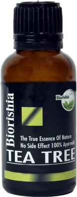 

Biorishia Tea Tree Essential Oil - For Skin, Hair And Acne Care (30 Ml) 100% Ayurvedic(30 ml)