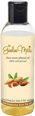

Geeleemitti Sweet Almond Carrier Oil 100ml To Dilute With Essential Oils For Hair & Skin(100 ml)