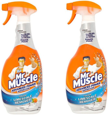 

Mr Muscle Advanced Power Bathroom Cleaner 750ml Pack Of 2 Orange(1500 ml, Pack of 2)