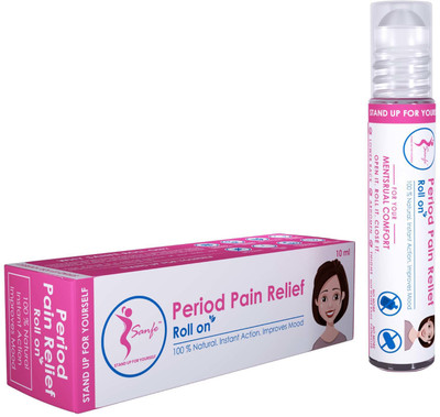 

Sanfe PERIOD PAIN RELIEF ROLL ON, FOR MENSTRUAL CRAMPS, PROVIDES INSTANT RELIEF TO WOMEN Gel(40 ml)