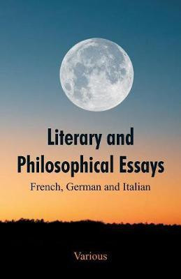Literary and Philosophical Essays(English, Paperback, Various)