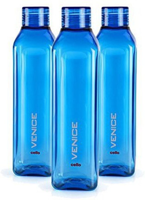 cello 1000 ml Plastic Bottle(Pack of 3, Blue)