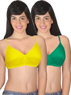 Selfcare New Colour Of Combination Padded Women T-Shirt Lightly Padded Bra(Multicolor)