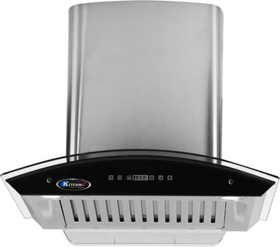 

Kitchnx SANTUM ECO 60 Auto Clean Wall Mounted Chimney(Silver 1100 CMH)