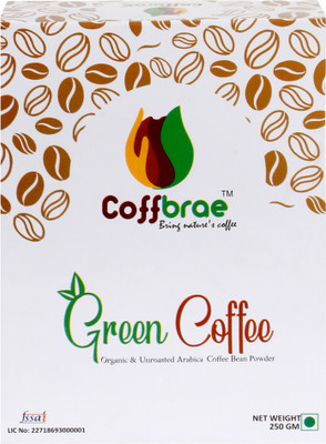 

Coffbrae Organic & Unroasted Green Coffee Bean Powder - Instant Coffee 250 g
