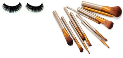 

Miss Boss eyelashes, nk 12 brushes combo(Set of 2)