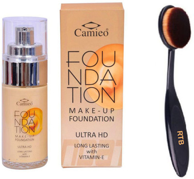 

RTB CAMIO MAKEUP FOUNDATION ULTRA HD WITH CONTOUR BRUSH(Set of 2)