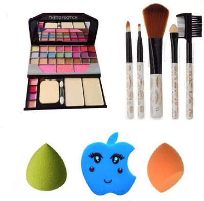 

OWNSTAR T.Y.A 6155 Makeup kit + 5 pcs Makeup Brush + 2 pc Blender Puff & Nail Paint Remover Pad (Pack of 5)(Set of 5)