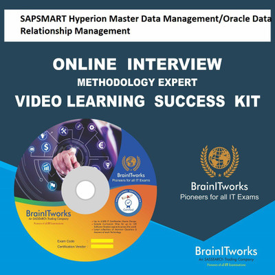 

SAPSMART Hyperion Master Data Management/Oracle Data Relationship Management Online Video Learning Interview SUCCESS KIT(DVD)