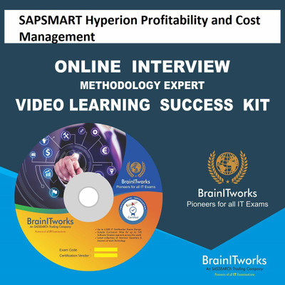 

SAPSMART Hyperion Profitability and Cost Management Online Video Learning Interview SUCCESS KIT(DVD)