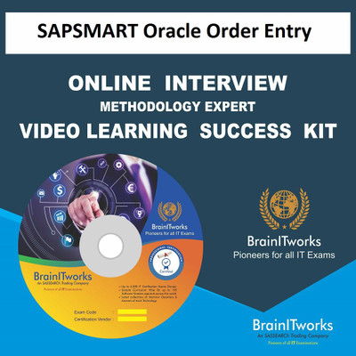 

SAPSMART Oracle Order Entry Online Video Learning Interview SUCCESS KIT(DVD)