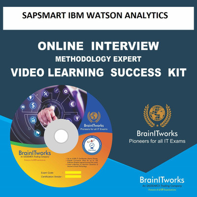 

SAPSMART IBM WATSON ANALYTICS Online Interview video learning SUCCESS KIT(DVD)