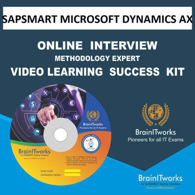 

SAPSMART MICROSOFT DYNAMICS AX Online Interview video learning SUCCESS KIT(DVD)