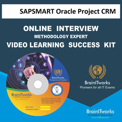 

SAPSMART Oracle Project CRM Online Video Learning Interview SUCCESS KIT(DVD)