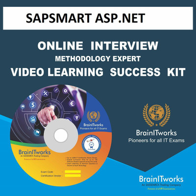 SAPSMART ASP.NET Online Interview video learning SUCCESS KIT(DVD)