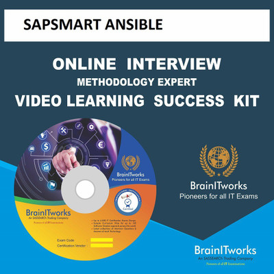 

SAPSMART ANSIBLE Online Interview video learning SUCCESS KIT(DVD)