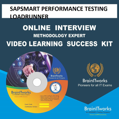 

SAPSMART PERFORMANCE TESTING LOADRUNNER Online Interview video learning SUCCESS KIT(DVD)