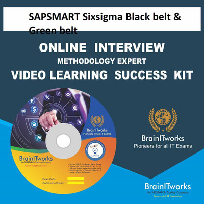 

SAPSMART Sixsigma Black belt & Green belt Online Video learning SUCCESS KIT(DVD)