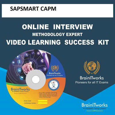 

SAPSMART CAPM Online Video Learning SUCCESS KIT(DVD)
