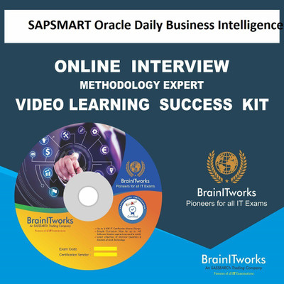 

SAPSMART Oracle Daily Business Intelligence Online Video Learning Interview SUCCESS KIT(DVD)