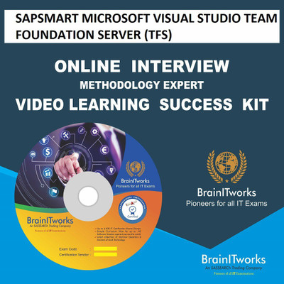 

SAPSMART MICROSOFT VISUAL STUDIO TEAM FOUNDATION SERVER (TFS) Online Interview video learning SUCCESS KIT(DVD)