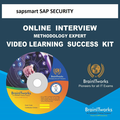 

sapsmart SAP SECURITY ONLINE VIDEO TRANING BUNDLE(DVD)