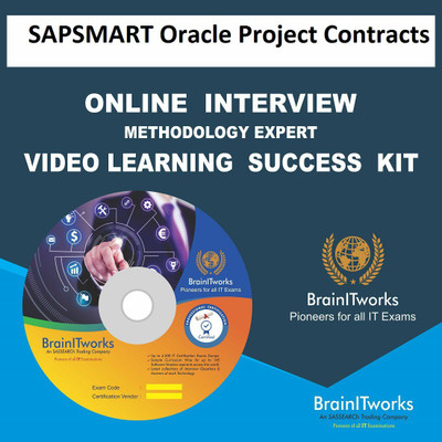 

SAPSMART Oracle Project Contracts Online Video Learning Interview SUCCESS KIT(DVD)