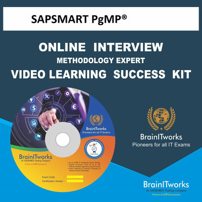 

SAPSMART PgMP® ONLINE INTERVIEW & METHODOLOGY EXPERT VIDEO LEARNING SUCCESS KIT(DVD)