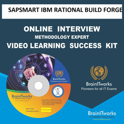 

SAPSMART IBM RATIONAL BUILD FORGE Online Interview video learning SUCCESS KIT(DVD)